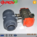 pneumatic plastic pvc ball valve